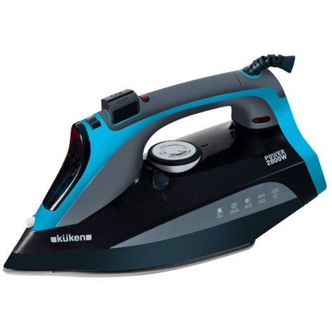 Plancha de Vapor con Suela Inoxidable 2800W Kuken