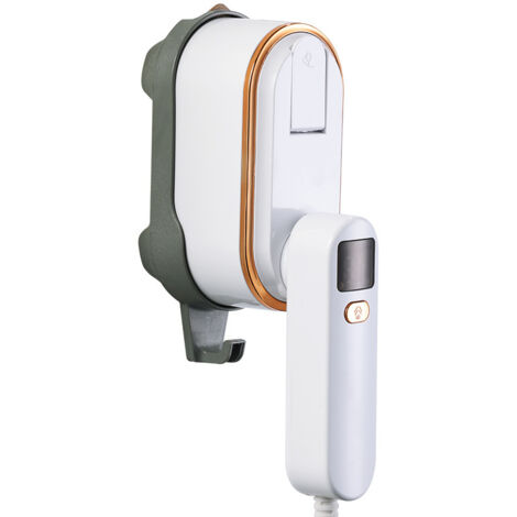 Plancha de vapor de 1200 W, plancha de vapor portátil 2 en 1, plancha de viaje con depósito de agua de 150 ml y 3 niveles de vapor, calentamiento rápido en 10 segundos, ideal para viajes y el hogar.