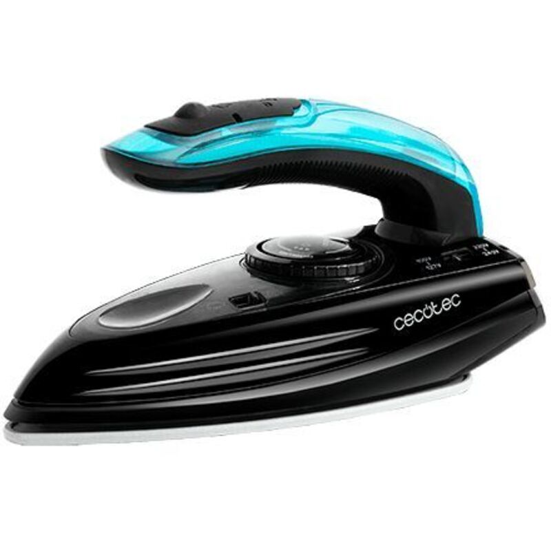 Ferro da stiro da viaggio con selettore di temperatura e leggero. Adattabile a diverse tensioni e con la suola Titanium Slide ultra-scivolosa e