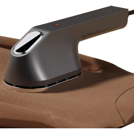 Plancha de vapor portátil con soporte – Mini plancha de vapor vertical con temperatura constante y protección contra sobrecarga – Compacta para viajes y uso doméstico