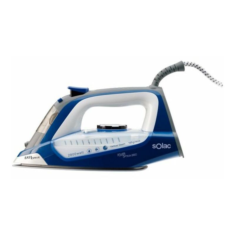 

BHD - Plancha de Vapor Solac PV2018 0,38 L 2800W 180 G Azul Blanco