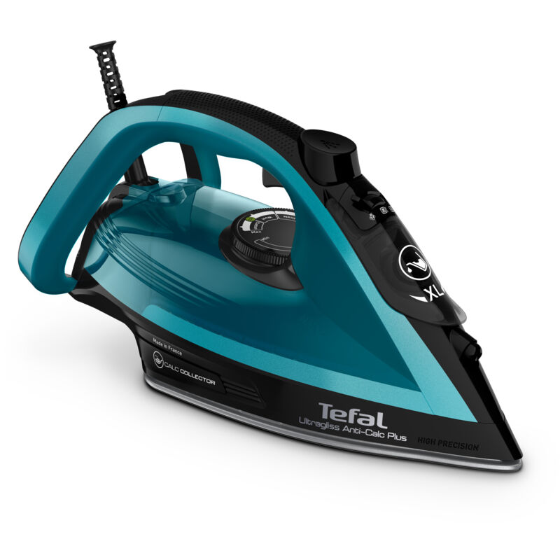 Ultragliss Anti-Calc Plus FV6832 Plancha a vapor 2800 w Azul - Tefal