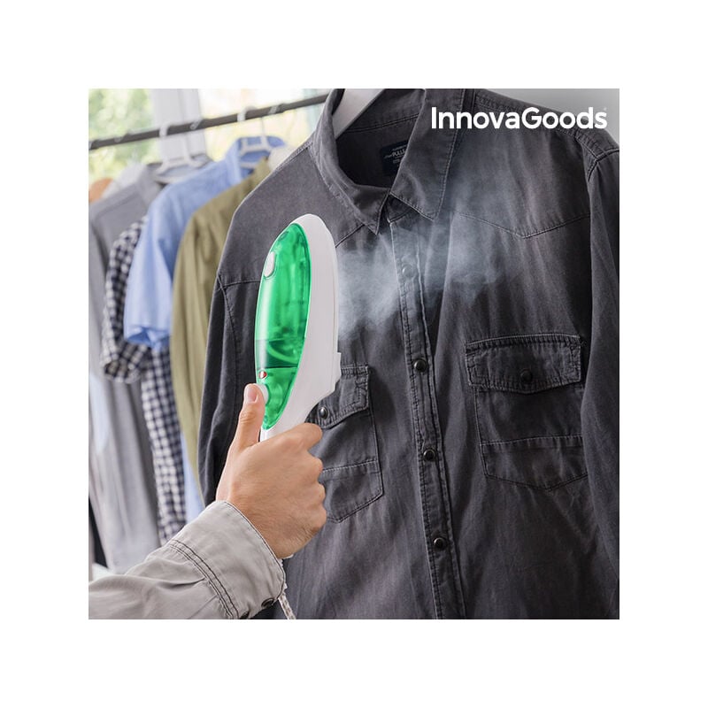 

Plancha de Vapor Vertical InnovaGoods 1000W Blanco Verde