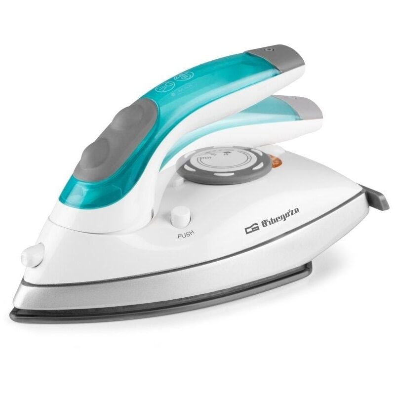 Orbegozo - sv 1020 Fer à repasser vapeur et séchage 1100 w semelle antiadhésive Bleu, White
