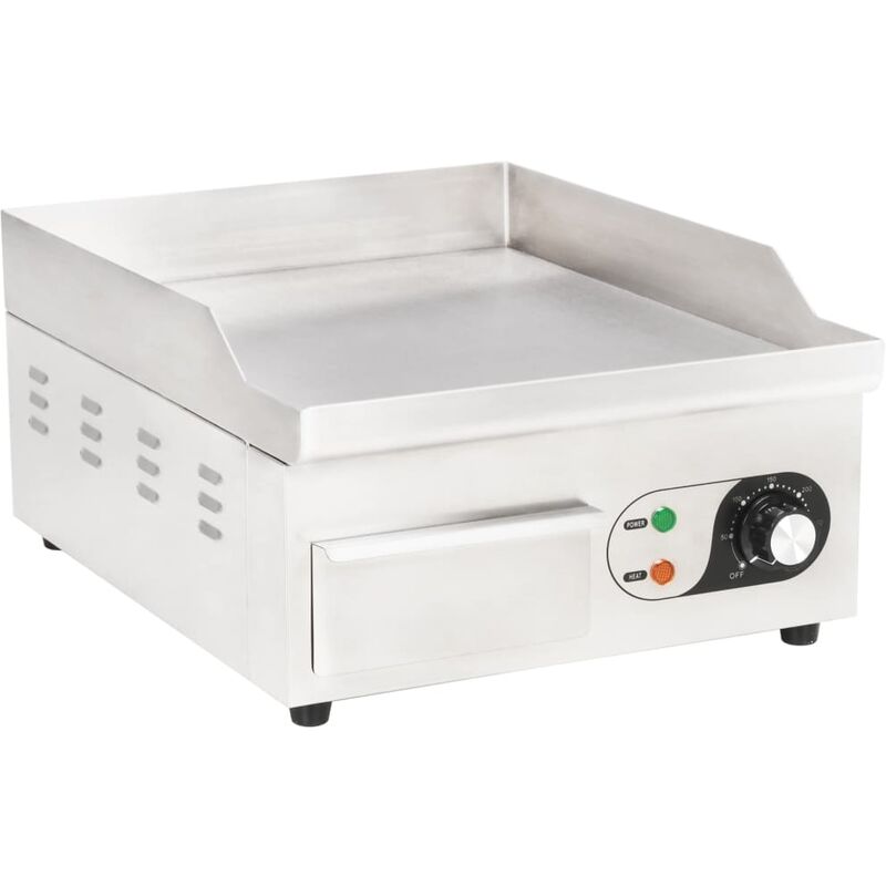 

Plancha electrica de cocina acero inoxidable 2000 W 36x47x22 cm