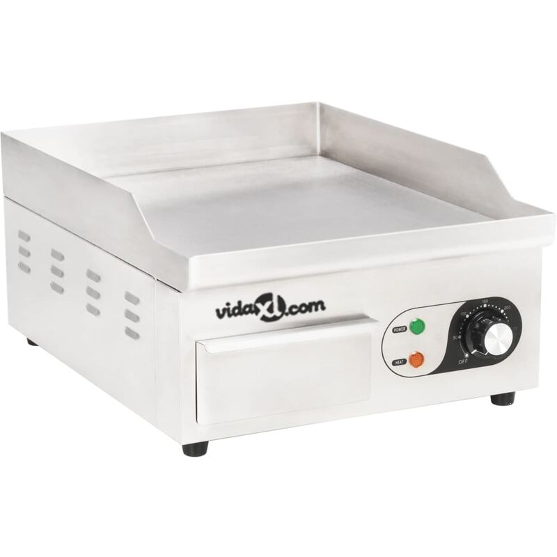 

Plancha eléctrica de cocina acero inoxidable 2000 W 36x47x22 cm