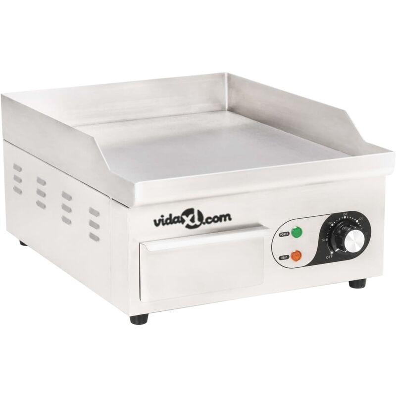 

Plancha eléctrica de cocina acero inoxidable 2000 W 36x47x22 cm - Plateado - Vidaxl