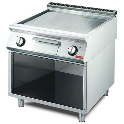 Plancha eléctrica de cromo duro con mueble 70/80FTES-CR línea 700 Gastro M GN102