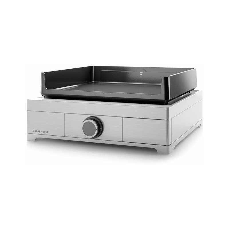 

Plancha eléctrica moderna de 45 cm, de acero inoxidable