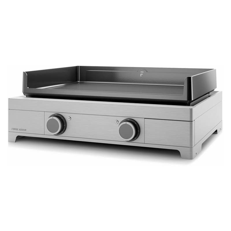 

Plancha eléctrica moderna de 60 cm, de acero inoxidable