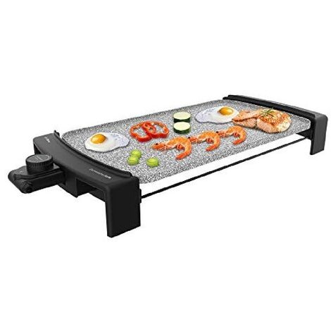 Plancha eléctrica Tasty&Grill 3000 RockWater Cecotec - Negro