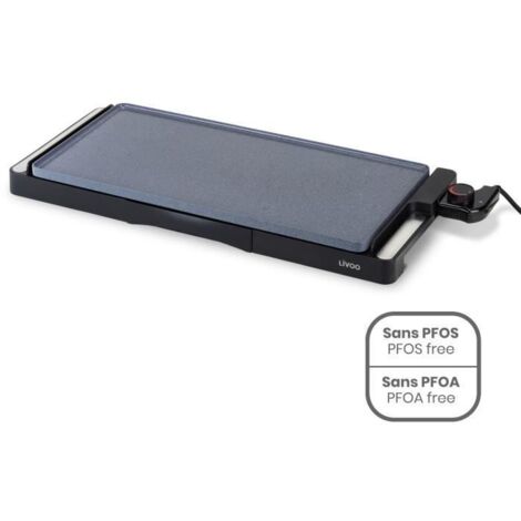 Plancha électrique 2200w 50x25cm - Livoo - DOC320