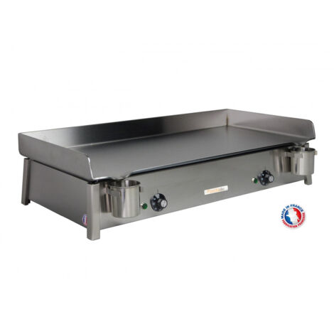 Plancha électrique 3600W – Surface de cuisson 86 x 40 cm – 2 zones de chauffe indépendantes – Inox alimentaire 5mm