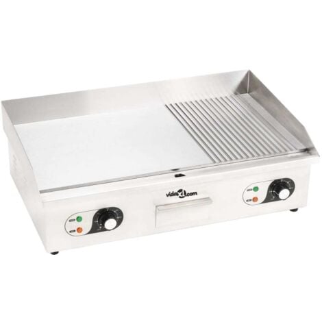 Plancha électrique Acier inoxydable 4400 W 71x43x24 cm