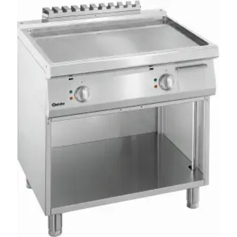 Plancha Electrique Lisse Professionnelle - Armoire Ouverte - Bartscher