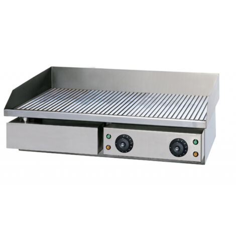 Plancha Électrique - Striée - 72,5x40cm - 4,4kW - Beckers