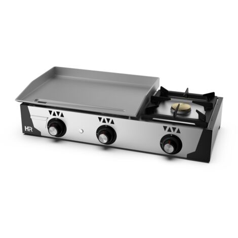 Plancha Gaz Acier Poli 6 mm 11300 W - HR Fainca