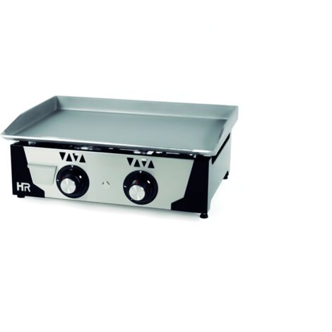 Plancha Gaz Acier Poli 6 mm 8000 W - HR Fainca