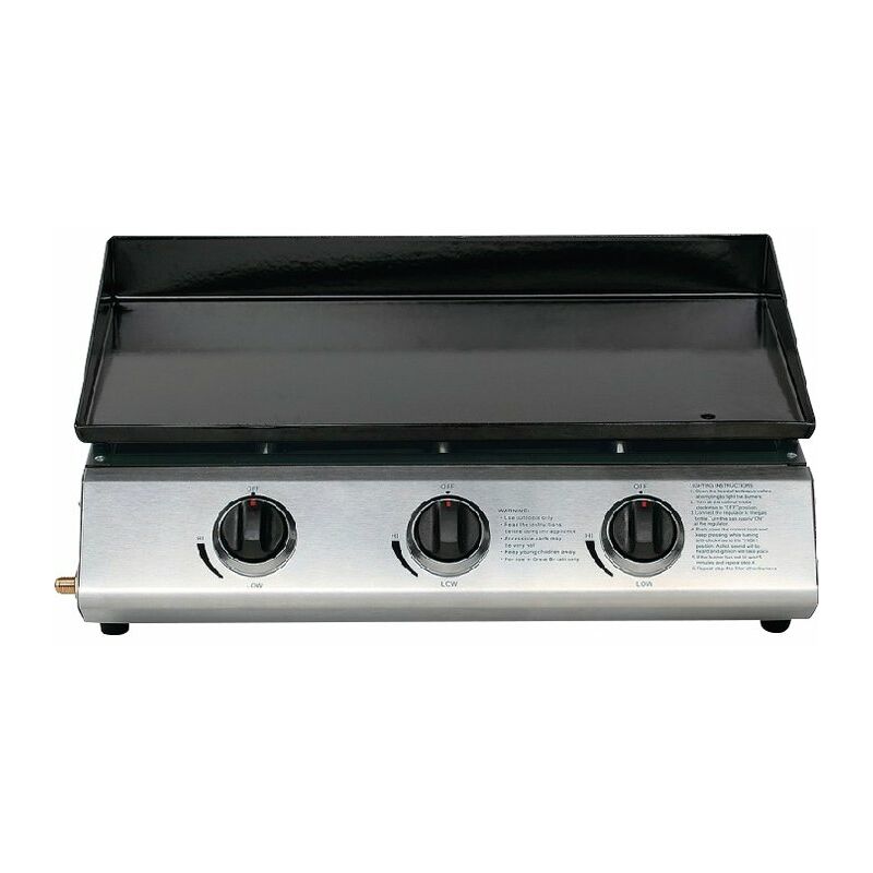Plancha à gaz Friodis 3 brûleurs