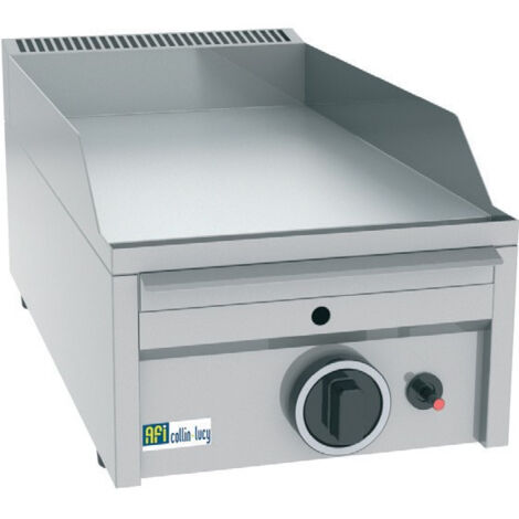 Plancha Gaz Lisse - 1 ou 2 Zones de Cuisson - AFI Collin Lucy