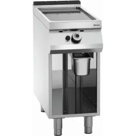 Plancha Gaz Lisse - Série 900 Master - Soubassement Ouvert - Bartscher