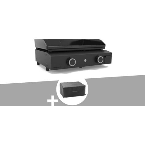 Plancha gaz Origin 60 acier châssis inox + Housse - Forge Adour