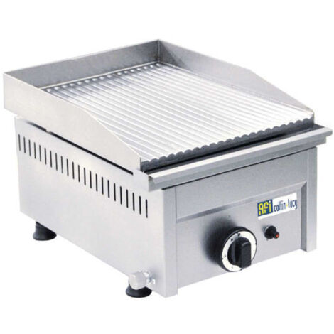 Plancha Gaz Professionnelle Rainurée - 1 ou 2 Zones de Cuisson - AFI Collin Lucy