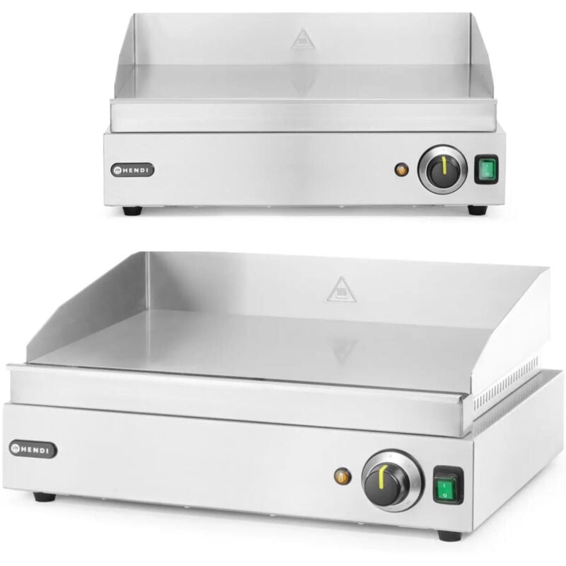 Plaque chauffante grill Blue Line, lisse, pour usage continu, 2400W Hendi 203149