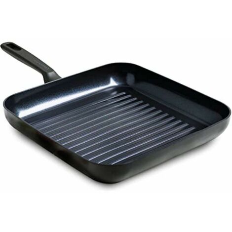 Plancha Grill Menaje Aluminio Sartén parrilla 28cm GREENPAN CC001