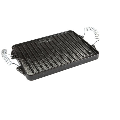 Plancha Hierro Fundido Esmaltada Rectangular 24 x 44 cm.