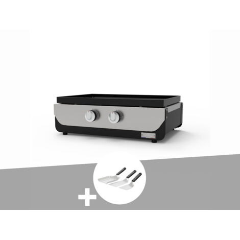 Plancha ORIGINAL Gaz 260 Duo + Kit 3 spatules - Le Marquier