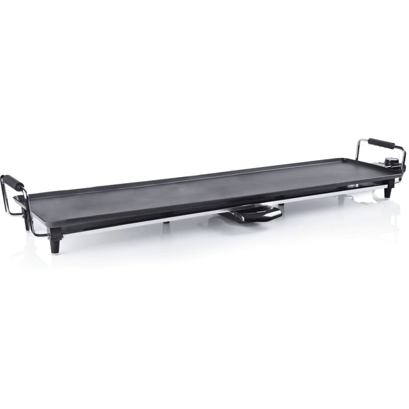 

Plancha para cocina con asas de toque frío, 100 x 22 cm - Negro - Tristar