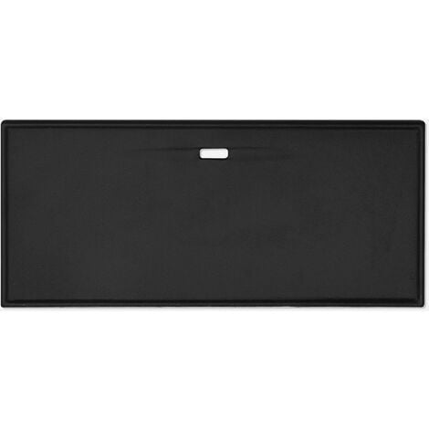 SWEEEK Plancha para Richelieu, Plancha 1/3 Griddle para Richelieu, Negro, 45.3x19.5x1.6 cm