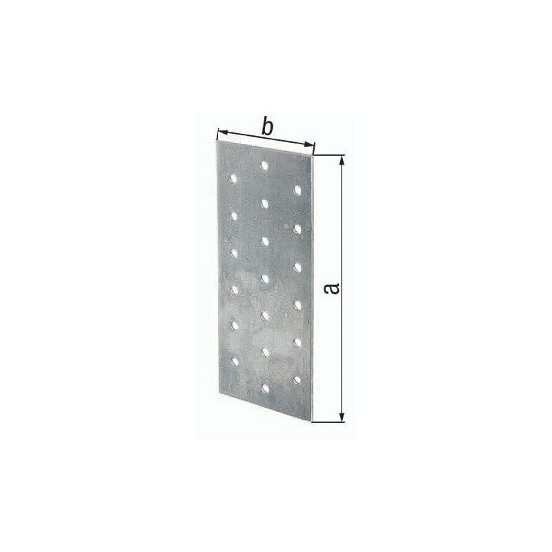 

Plancha perforada 160x40x2 sdmverz. EN 14545: 29-2 (Por 50) - GAH