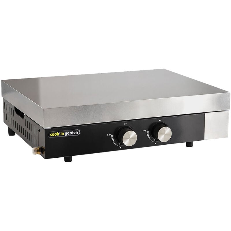 Cook'in Garden - Plancha gaz en fonte finesta - 2 brûleurs