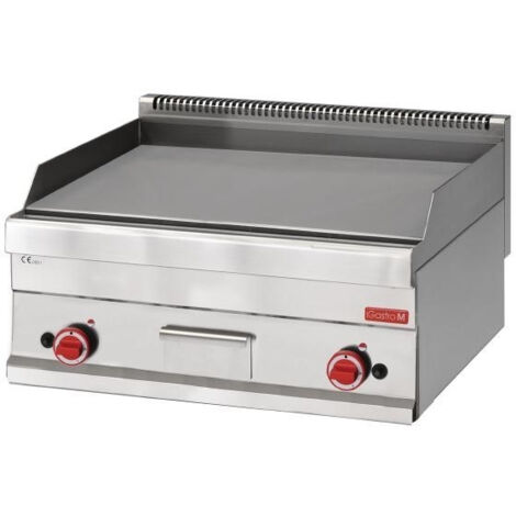 Plancha Professionnelle à Gaz 2 Brûleurs - Gastro M