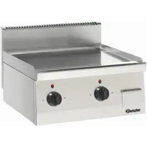Plancha Professionnelle Electrique Lisse Chromée Dure - Bartscher