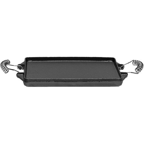 Plancha rectangular de hierro fundido esmaltada - 27x47 cm