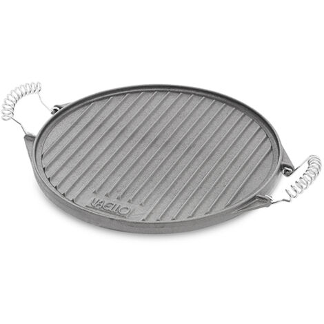 Plancha redonda de hierro fundido - 25 cm