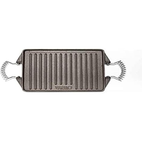 Plancha vaello rechteckig grau 27x21 cm Gusseisen