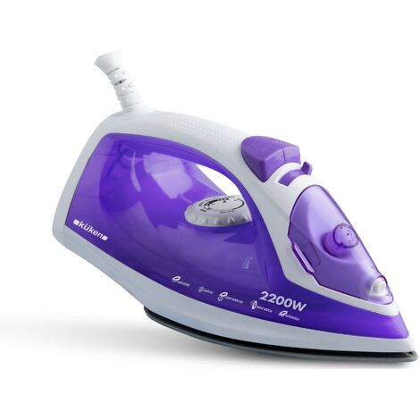 Plancha vapor küken suela cerámica 2200w