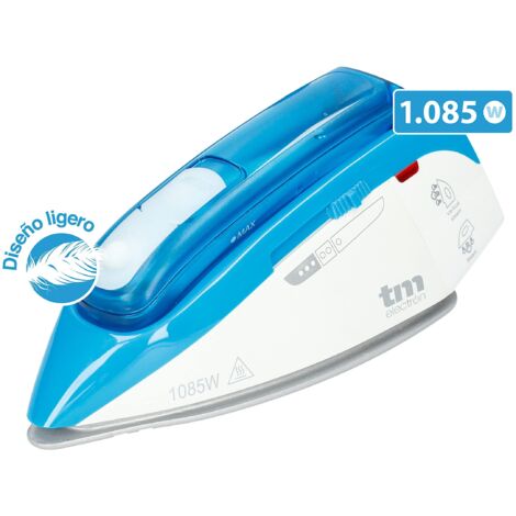 PLANCHA VAPOR VIAJE 1085W TM ELECTRON