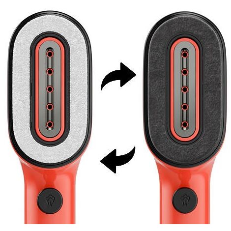Plancha Vertical 1300W 20gr Rowenta DR2022 Quitapelusas Rojo Coral
