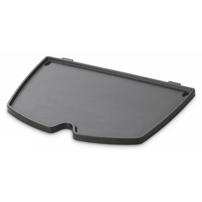 WEBER Grillplatte, Gusseisen, Breite: 32,7 cm - schwarz