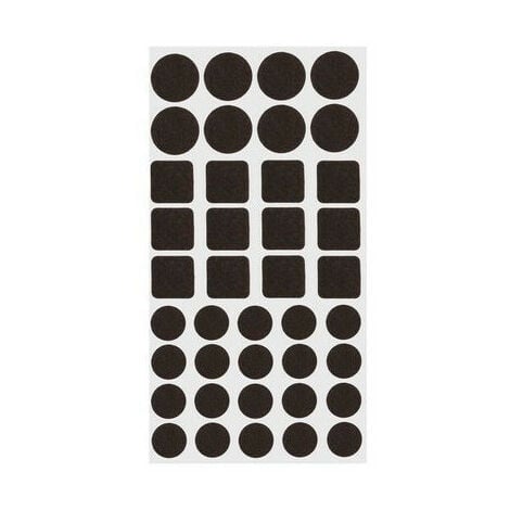 JJA Planche 120 patins en feutre adhésifs