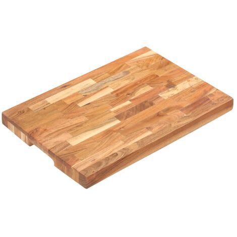 Planche à découper 50x35x4 cm Bois d'acacia massif
