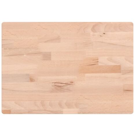 Planche à découper 50x35x4 cm bois massif de hêtre CFW79819