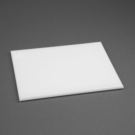 Planche à Découper 600 x 450 x 12 mm Haute Densité Blanche - Hygiplas