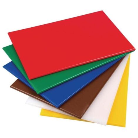 Planche à découper 600 x 450 x 12 mm marron haute densité - Hygiplas