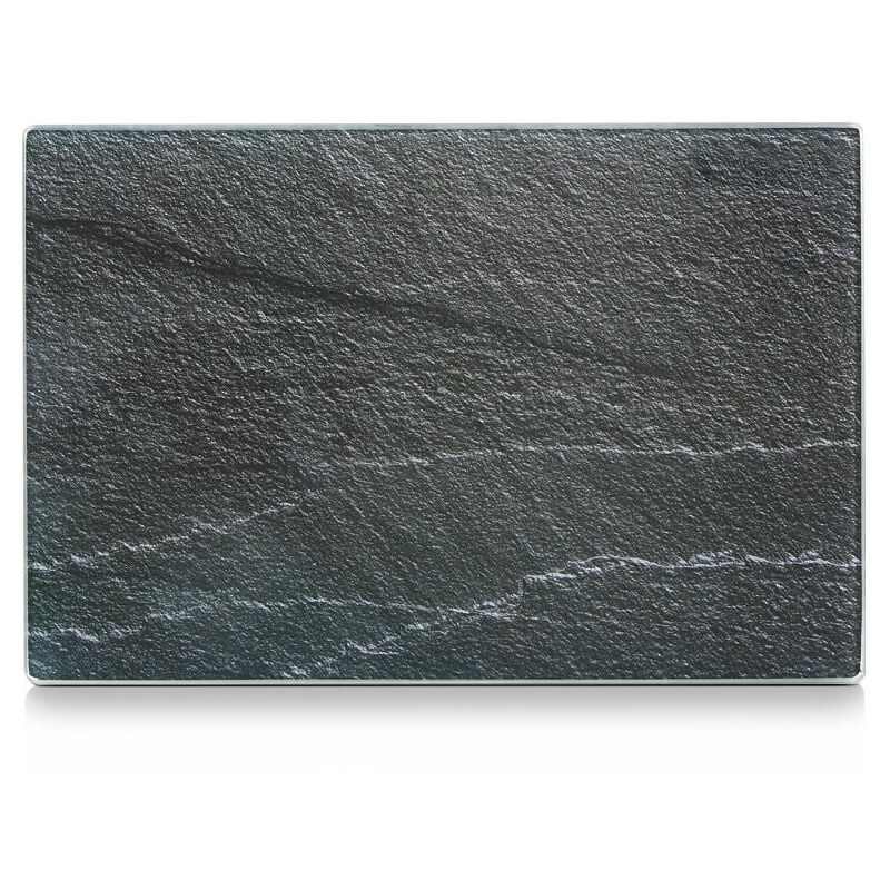 Zeller - Planche à découper anthracite ardoise, 30x20 cm